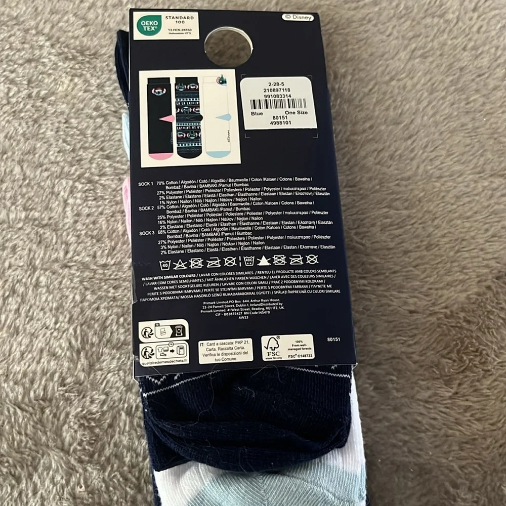 Three pair of women’s stitch socks brand new